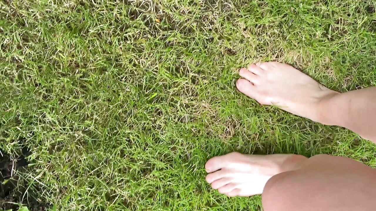 Walking Barefoot on the Grass