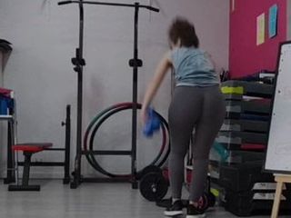 ROCIO GONNZALES WORKING OUT THAT HUGE ASS