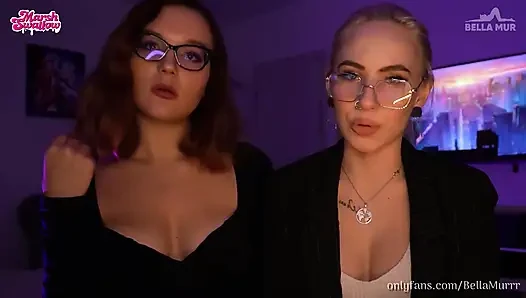 Сексуальные учителя учат тебя дрочить и считать сперму