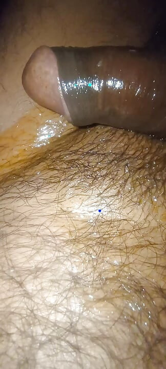 Turkish daddy big cock jerking with oil homemade video