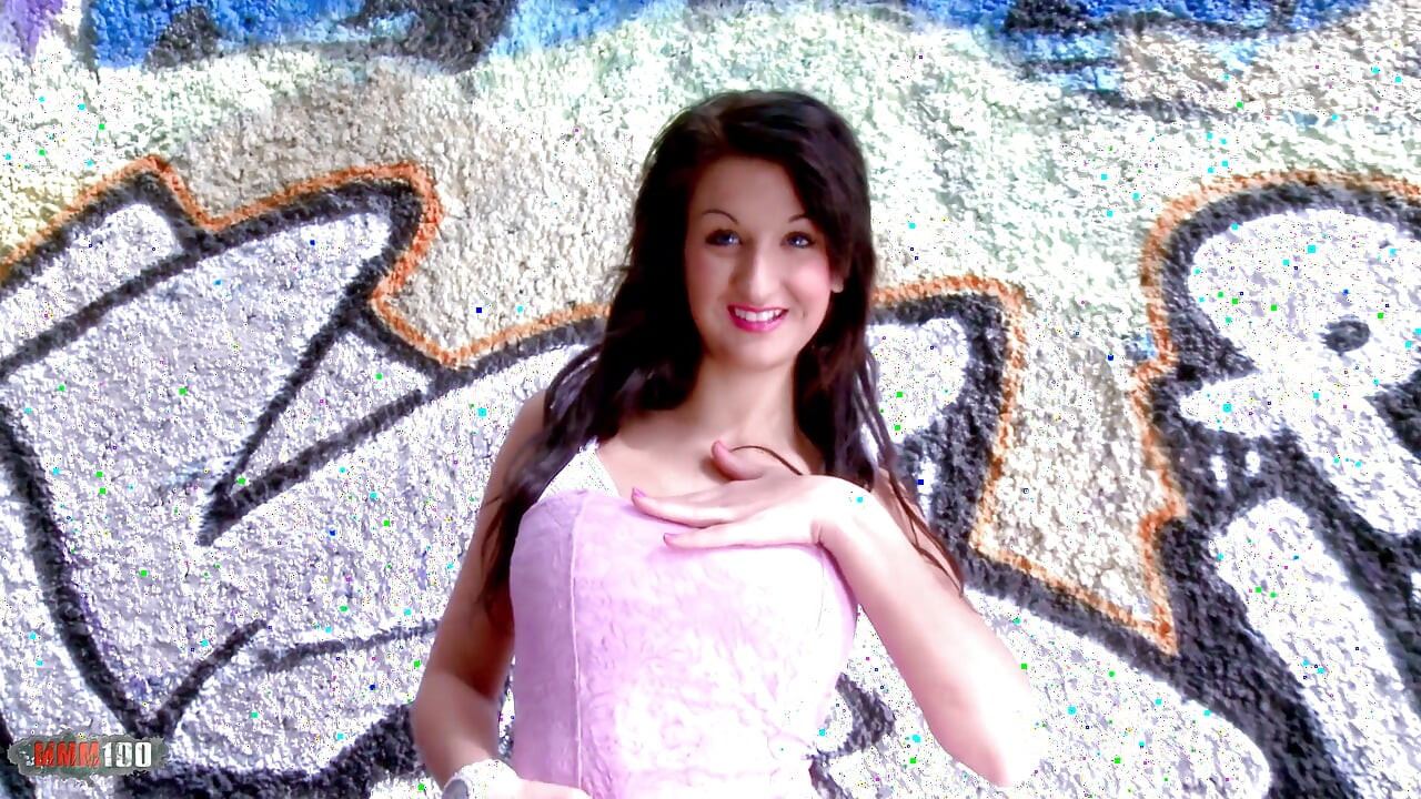 Susy Gala: Great Teen with Big Tits Susi Gala Dancing and Stripping in an Abandoned House