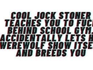 Cool Jock Werewolf ngajarin kamu cara ngentot yang enak