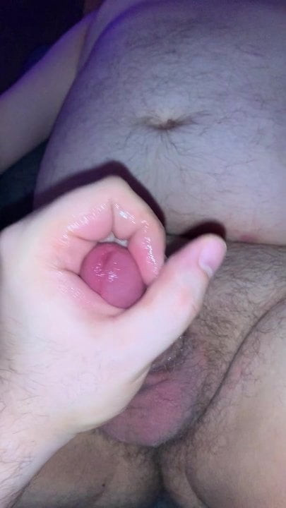 Puppy gets a handjob