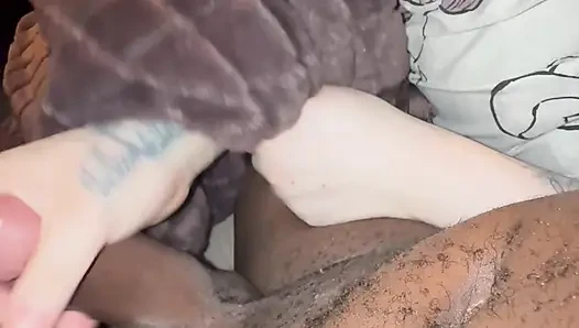 My stepsister makes me have the perfect cumshot