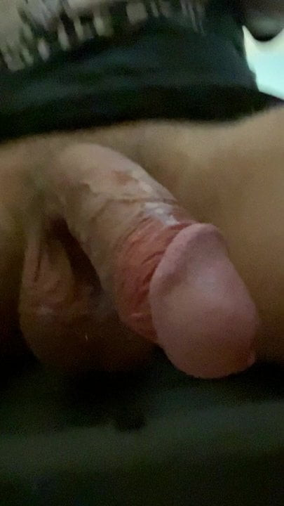 Big dick stroking