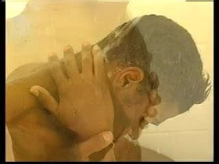 Hot black guy jerk off
