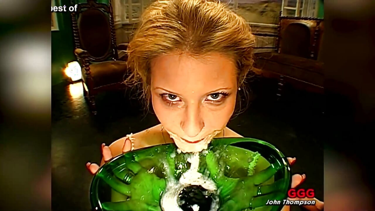 Ggg Джон Томпсон - Мелани Спермахешен, Залитая Спермой Блондинка