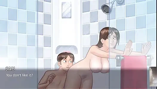 I GAVE MY STEPMOM ANALINGUS IN THE SHOWER AND SHE GAVE ME HANDJOB.DEBBIE SEX SCENE!