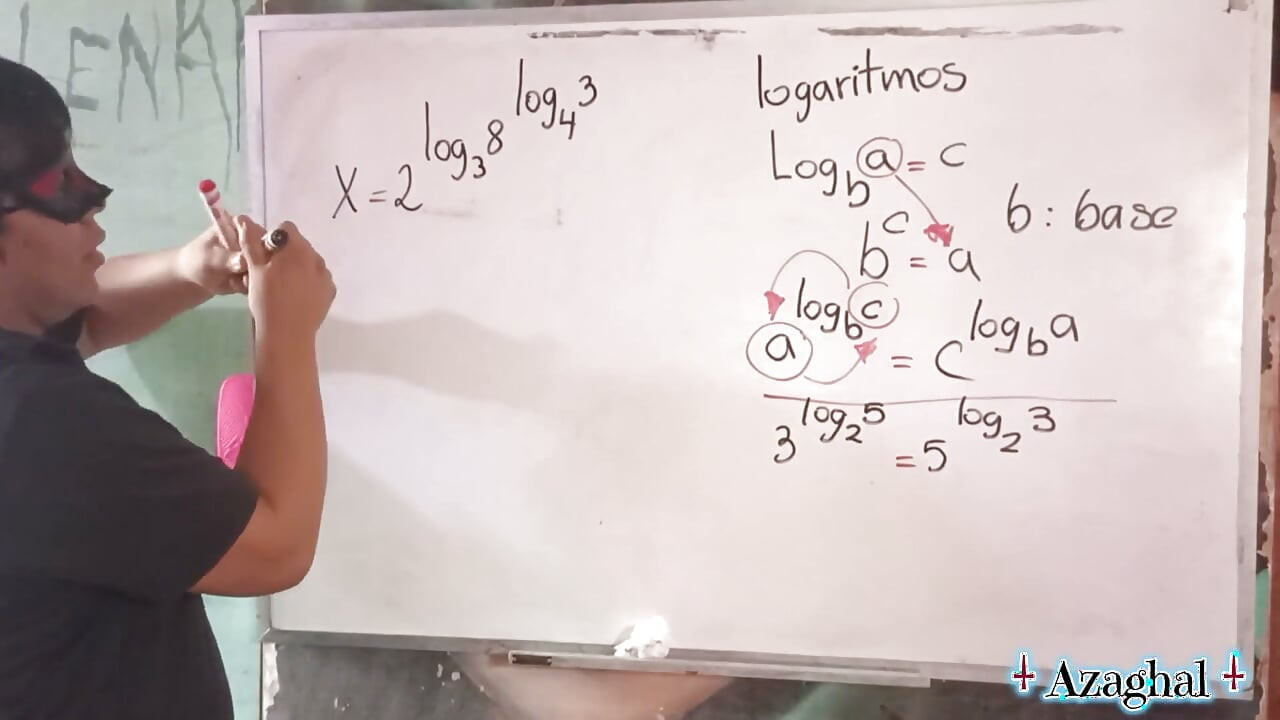 수학을 배우는 94 아시아 의붓딸