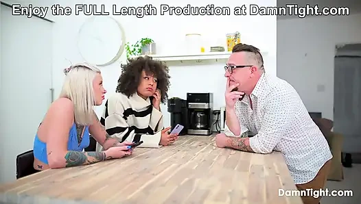 Может ли твой отчим объяснить, что такое сперма? Cherry Glazed, Принцесса 69 и Джон Периньон на DamnTight