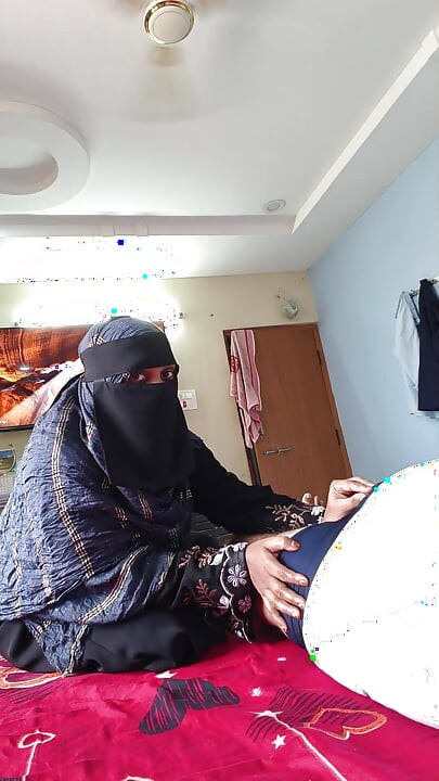 Indian muslim telugu girl with patien