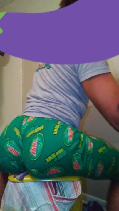 My amazing soft squishy booty in pajamas twerking and teasin