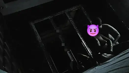 I fuck her very hard in motel room with background music