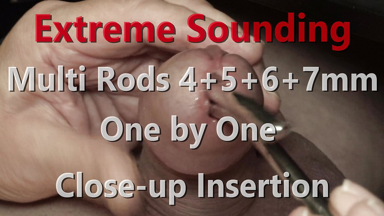 Extreme Sounding Multi Hegar Rods 4+5+6+7mm one by one Insertion 4K Close-up & live audio