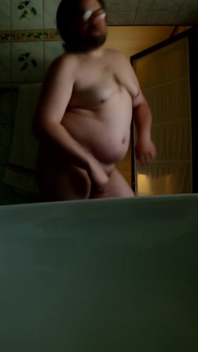 dance naked in the bathroom