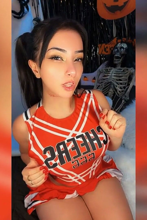 Halloween Emanuelly Raquel Zoombie Cheerleader Anal Sex Red Light Green Light Game