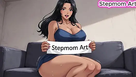 JOI Stepmom Big Ass On Sofa - Come with me 100% You'll cum - Dirty Talk