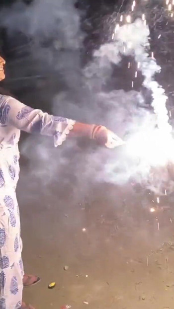 Emotional moment from "Happy diwali 🪔"