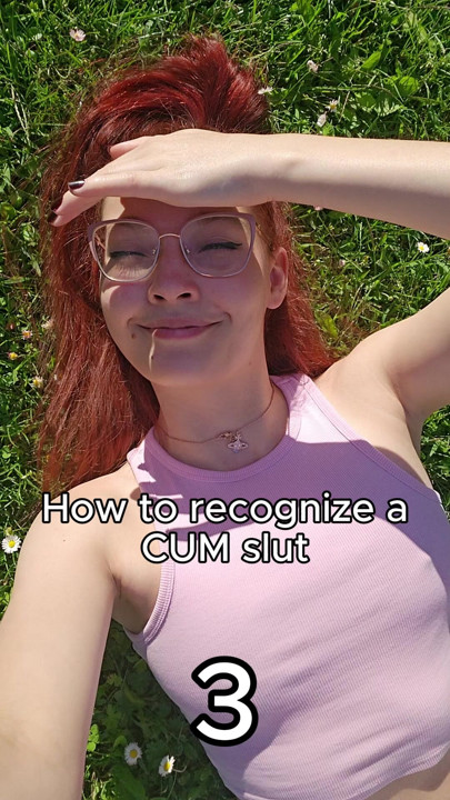 How To Recognise A Cum Lover - Smiling Facial Countdown - Redhead POV