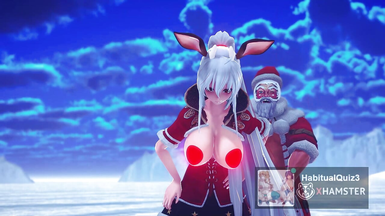 MMD R18 Karácsonyi szex Luke gangbangelni akarja a nyilvános ahegao 3d hentai fap hős ntr csaló feleség nagy fasz