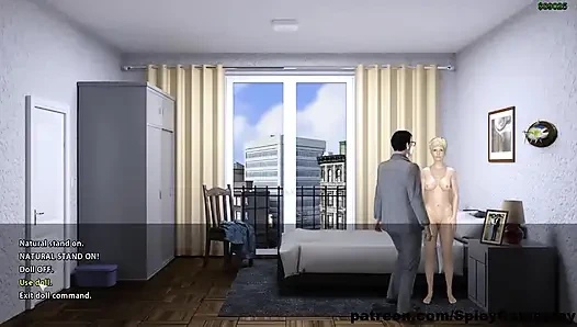Adventures Of Willy D: horny guy fucks his sex doll on his bed ep 105