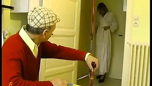 A Pretty Wife Offers to a Grandfather in Front of Her Husband!