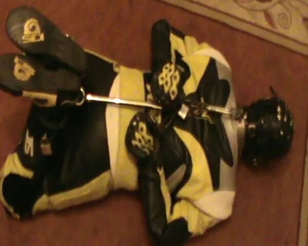 Yellow and Black - Hogshackled bikerslave