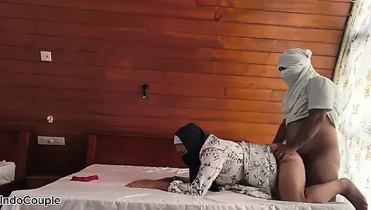 My friend's Hijab Muslim called me when she was alone at villa