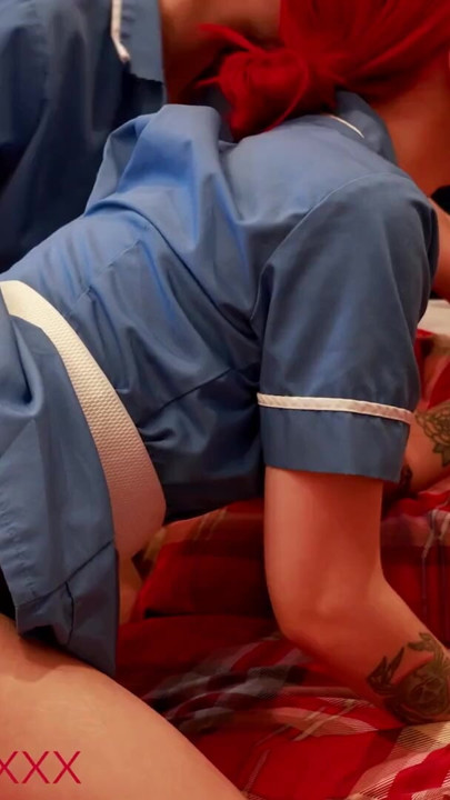 Nympho Nurse Greene Punishes Nurse Rouge | Clip 1