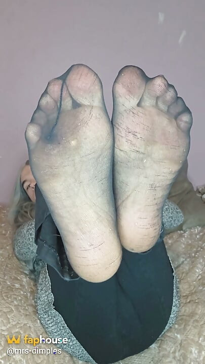 Showing off My Nylons