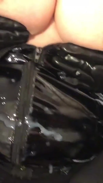 Must-see moment from "Fetish Gloves Handjob Compilation"