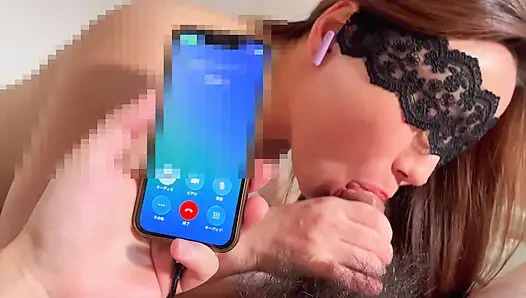 Raw & raw so that the wife doesn't get caught during phone sex with her boyfriend