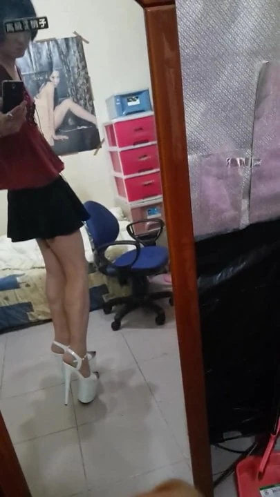 high heeled shoes