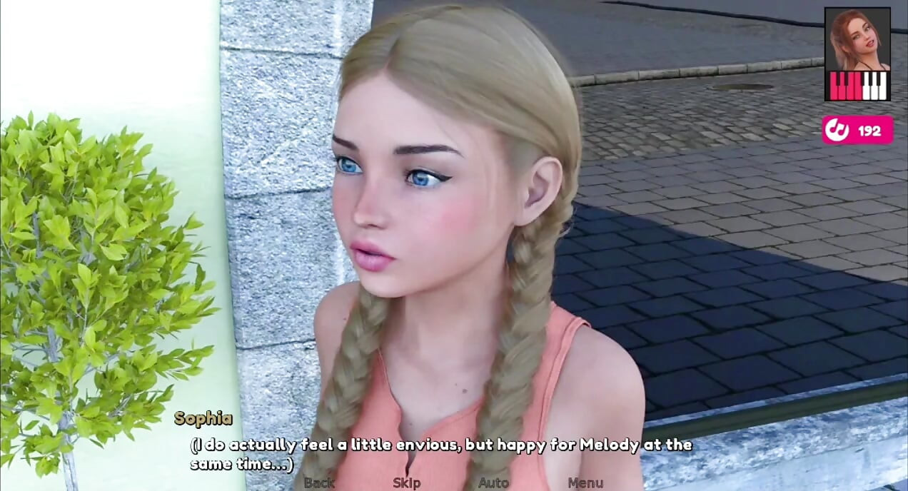 Melody #28 - Johannes og Melody tog et bad sammen, og hun gav ham et blowjob og sperm i ansigtet