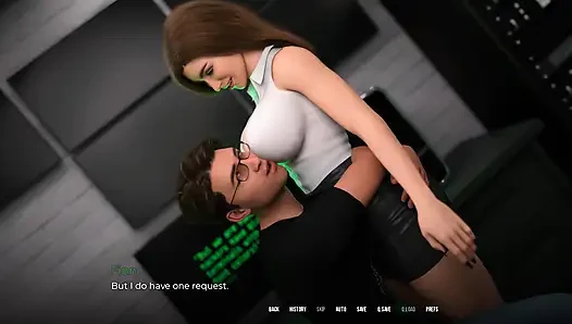 In Security: Funny Unexpected Facial Cumsoot for the Blondie by Her Sugardaddy in the Office - Episode 23