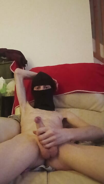 Hung bi chav strip teasing and washing himself and wanking off huge load