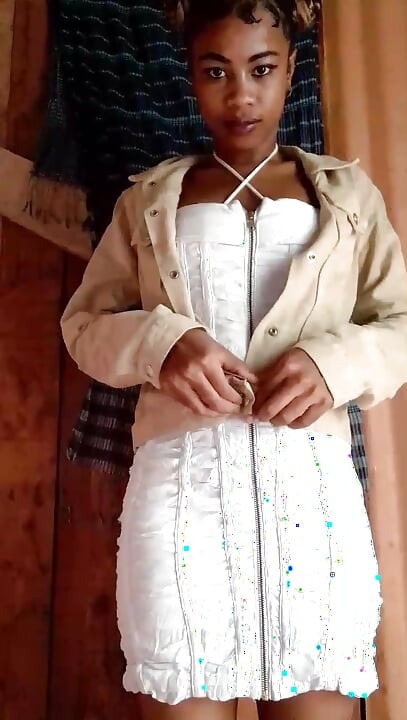 Black Teen Babe Stip for You