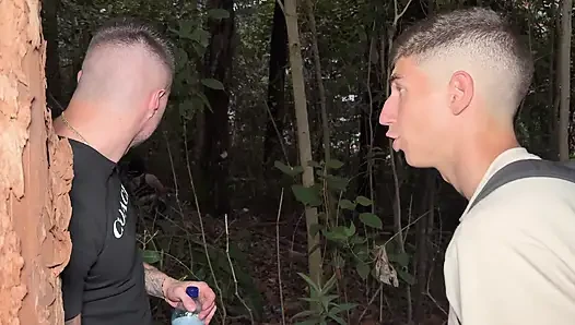 We Meet a Horny Hiker Lost in the Woods and Give Her Double Helping of Cock