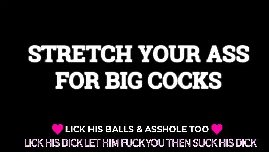 AUDIO ONLY - Become prepared and motivated to perform ass to mouth BJS