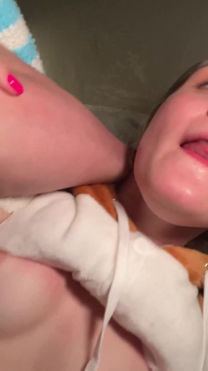 TEENY GIRL GOES CRAZY WITH ORGASMS AND CREAMPIE | Clip 3