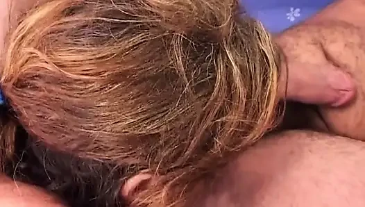 Mature Brunette Devours Ass and Cock in Wild Couch Romp