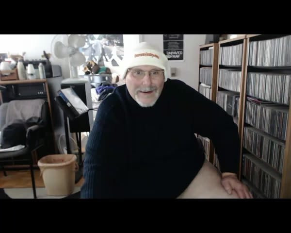 grandpa cum on webcam