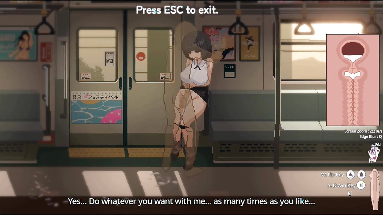 Hentai Game - Train45 - Hentai Reina Pełna scena galerii