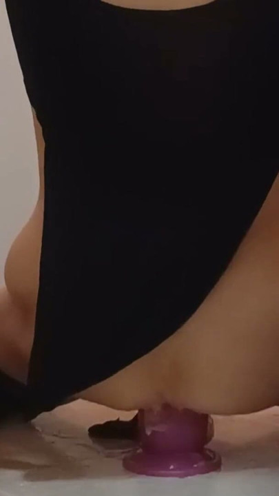Sissy-Kuroko LongDress Anal Dildo | Clip 3