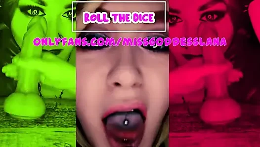 Rollen sie den Würfel Lutsch Ihren Dildo mit mir, das Online-Spiel