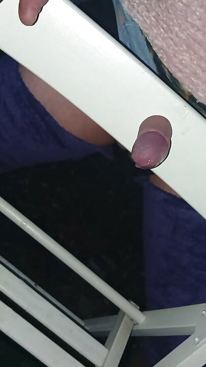 Chair fucked and incessant cumshot