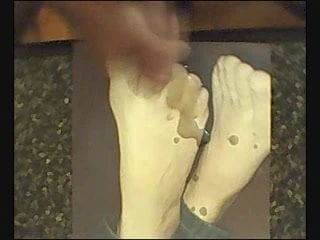 cum on feet