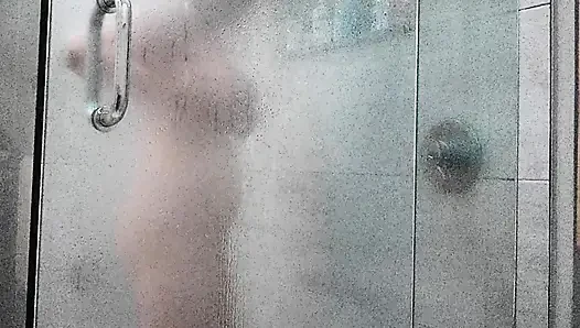 The shower scene with Asian step daughter Erin Luvin and her beautiful long nipples by andrewtatt