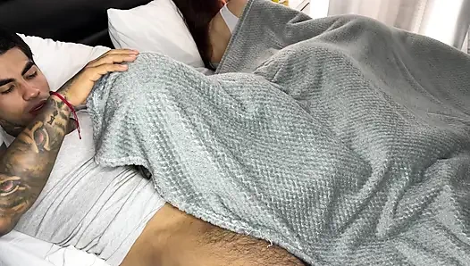 My stepsister neglects her boyfriend, so I decided to him like never before