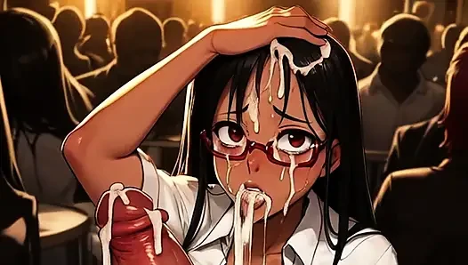 Beautiful Exotic Schoolgirls Give Their First Public Blowjobs In A Mosh Pit